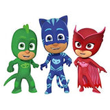 Little Kids PJ Masks Owlets Glider Bubble Blower Vehicle, Includes 4Oz of Bubbles Toy, Red