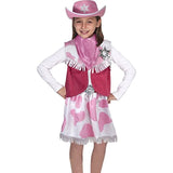 Melissa & Doug Cowgirl Costume Set & 1 Scratch Art Mini-Pad Bundle (04272)