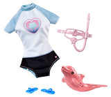 Barbie Dolphin Magic Snorkel Set Fashion Pack