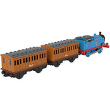 Thomas & Friends Thomas Annie & Clarabel, battery-powered motorized toy train for preschool kids 3 years and up