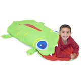 Melissa & Doug Augie Alligator Sleeping Bag: Sunny Patch Series + FREE Scratch Art Mini-Pad Bundle