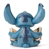 Disney Traditions by Jim Shore Lilo and Stitch Stitch with a Storybook Stone Resin Figurine, 5.75
