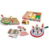 Melissa & Doug Let's Get Cookin' Deluxe Wooden Food Set