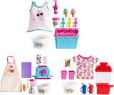 Barbie Cooking & Baking Accessory Pack with Breakfast-Themed Pieces, Including Apron for Doll, Toaster Mold & Container of Molded Dough, Ages 4 Years Old & Up, Multi