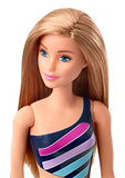 Barbie Doll, Blonde, Wearing Swimsuit, for Kids 3 to 7 Years Old