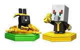 Minecraft Earth Boost Minis Undying Evoker & Snacking Rabbit Figures, Multicolor (GKT44)