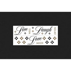 RoomMates RMK1396SCS Live Love Laugh Peel and Stick Quote Wall Decals