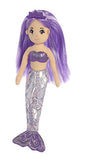 Aurora World Sea Sparkles Mermaid Plush, Amethyst, Small