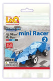 LaQ Hamacron Mini Racer 2 Car Model Building Kit, Blue