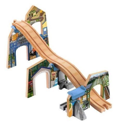 Fisher Price Thomas the Tank Engine wooden rail series Scenes Of Sodor Tunnel Set BDG67