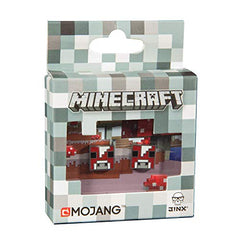 JINX Minecraft Video Game Mooshroom Enamel Stud Earrings
