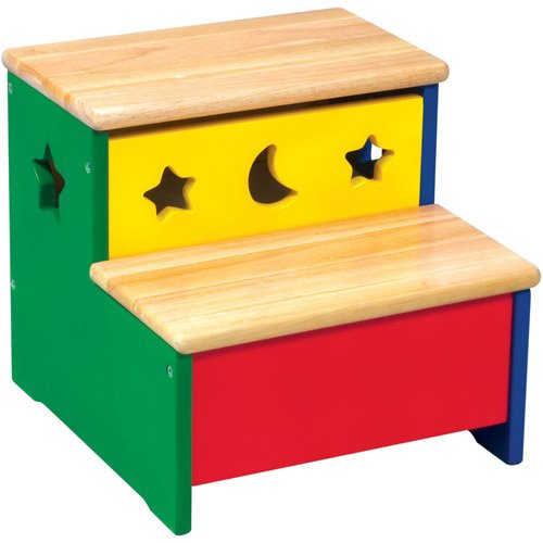 Guidecraft Moon and Stars Step-Up Storage