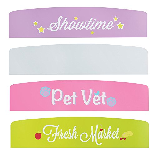 Guidecraft Showtime Floor Theater - Children's Wooden Dramatic Play or Puppet Stage with Chalkboard, Marquis Signs, Curtains, and Shelving for Props and Toys