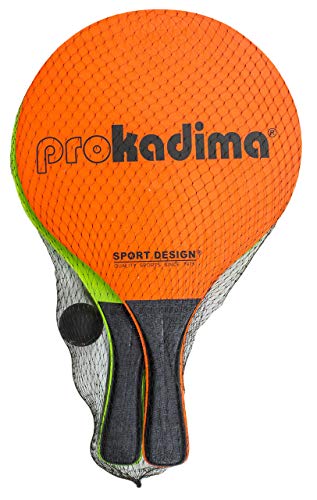 Pro Kadima Paddle Ball Set (Assorted Colors) (Neon Orange/Green)