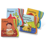 Melissa & Doug E-Z Page Turners Books 4-Pack (12-Page Board Books with Sculpted Easy-Turn Pages)