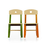Guidecraft See and Store Extra Chairs Set of 2 - Kids School Furniture