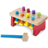 Melissa & Doug Shape Sorting Cube with Pounding Bench