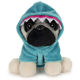 GUND Doug The Pug Shark Dog Stuffed Animal Plush, 5"