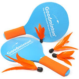 VIAHART Goodminton | The World's Easiest Racket Game | an Indoor Outdoor Year-Round Fun Paddle Game Set for Boys, Girls, and People of All Ages