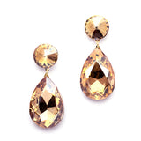 Color Splash Pear-shaped Drop Earrings