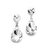 Color Splash Pear-shaped Drop Earrings