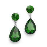 Color Splash Pear-shaped Drop Earrings