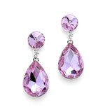 Color Splash Pear-shaped Drop Earrings