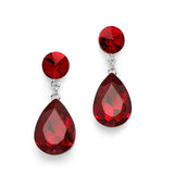Color Splash Pear-shaped Drop Earrings