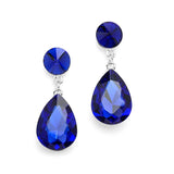 Color Splash Pear-shaped Drop Earrings