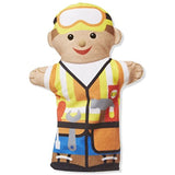 Melissa & Doug Jolly Helpers 4-Piece Hand Puppets Gift Set + Free Scratch Art Mini-Pad Bundle [90865]