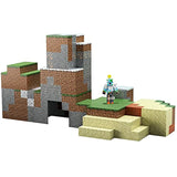 Minecraft Overworld Protector Playset, Accessories and Papercraft Blocks, Creative, Building Toy Set for Kids Ages 6 Years and Older