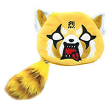 GUND Aggretsuko Face Pouch