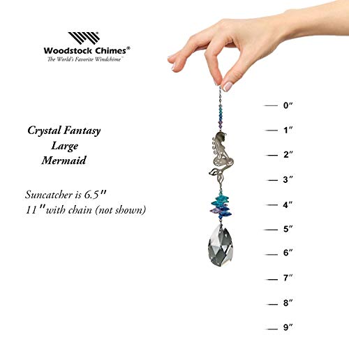 Woodstock Crystal Fantasy Mermaid Light Suncatcher Home Decoration CFZMM New