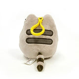 GUND Pusheen Snackable Pizza Cat Plush Stuffed Animal Backpack Clip, Gray, 5"