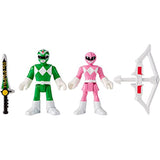 Fisher-Price Imaginext Power Rangers Green Ranger & Pink Ranger