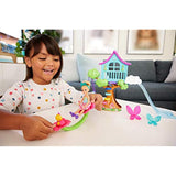 Barbie Dreamtopia Chelsea Fairy Doll and Fairytale Treehouse Playset with Seesaw, Swing, Slide, Pet and Accessories, Gift for 3 to 7 Year Olds