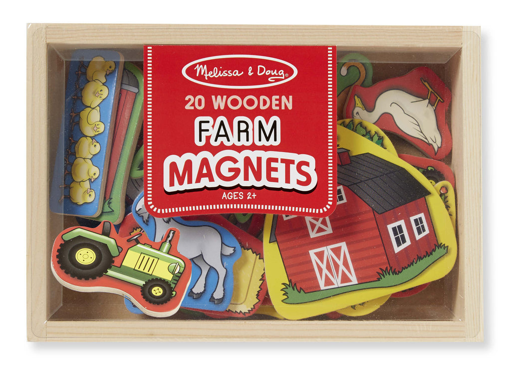 Melissa & Doug Wooden Farm Magnets