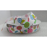 Polyester Grosgrain Ribbon for Decorations, Hairbows & Gift Wrap by Yame Home (7/8-in by 1-yd, Assorted Candies)