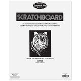 Melissa & Doug Scratchboard 11" x 14" Black Coated 12-Board