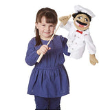Melissa & Doug Chef Puppet with Detachable Wooden Rod for Animated Gestures