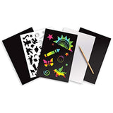 Melissa & Doug Scratch Art Activity Kits Set - Rainbow, Dinosaur, and Sea Life