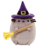 GUND Pusheen Witch Halloween Cat Plush Stuffed Animal, Gray, 7.5"