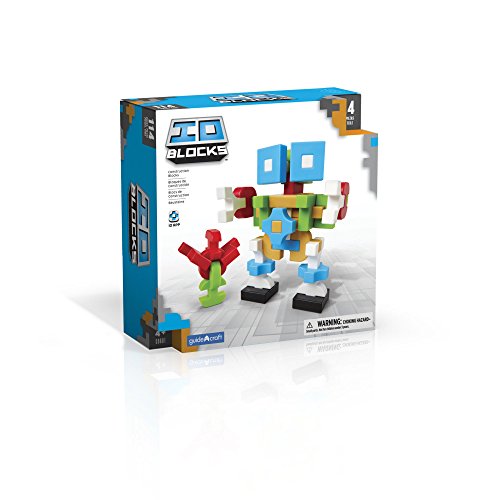 Guidecraft IO Blocks Digital Puzzle Building STEM Educational Construction Toy 114 - Piece Set