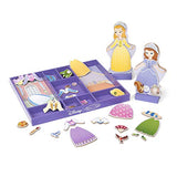 Melissa & Doug Disney Sofia the First and Princess Amber Magnetic Dress-Up Wooden Doll Pretend Play Set (40+ pcs)
