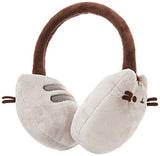 GUND Pusheen Cat Plush Stuffed Animal Earmuffs, Gray, 8"