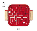 BRIO - 34100 Labyrinth Take Along | A Fun Travel Version of the Classic Labyrinth Game for Kids Ages 3 and Up,Red