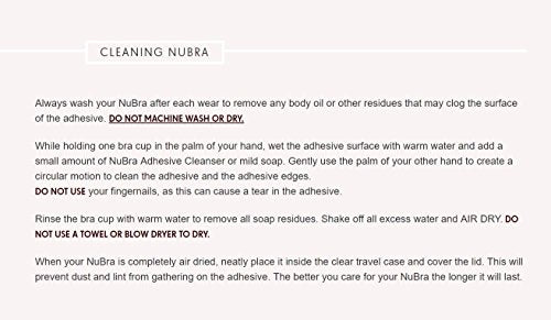 NuBra Women's Seamless Push Up Bra, Tan, C