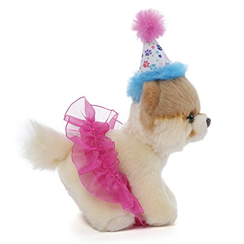 GUND Itty Bitty Boo #027 Birthday Tutu Dog Stuffed Animal Plush, 5"