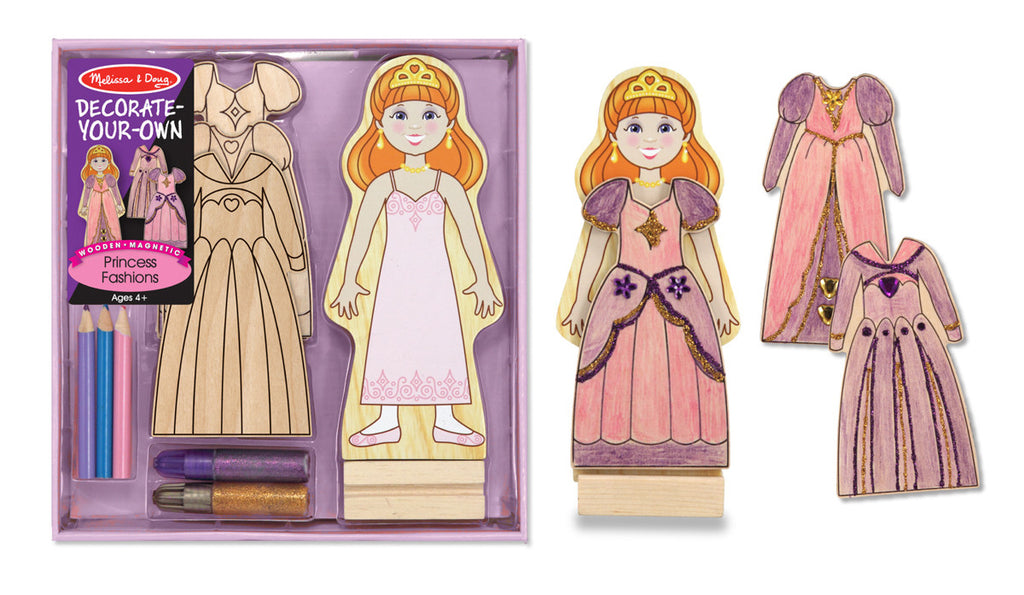 Melissa & Doug Magnetic Princess Fashions - DYO