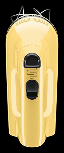 KitchenAid KHM512MY 5-Speed Ultra Power Hand Mixer, Majestic Yellow